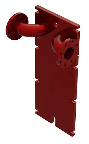 плита - комплектующая для теплообменника